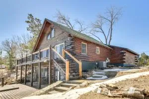 Lakefront Park Rapids Cabin with Decks and Boat Dock! - Arago