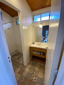 Mono ambiente con terraza y balcón