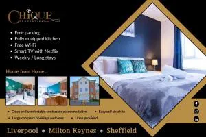 4BR Contractor Town House 2.5bathrooms, 2 free parking spaces managed by Chique Properties - Great Linford