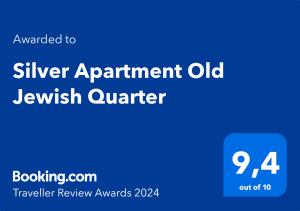 Silver Apartment Old Jewish Quarter