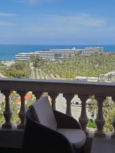 Sea and Montaza Palace view 2 bedrooms apartment alexandria,2 full bathrooms, with 2 AC and 1 Stand Fan, free wifi , availableyear days with 3 heavy blankets