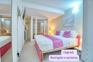 Panorama lake view, pool & garden, 2 bathrooms, kingsize & single-beds, fast Internet