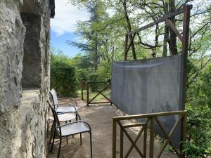 Maisons de vacances Gite avec piscine privee au coeur d'une foret de chenes proche de Vallon Pont d'Arc : photos des chambres