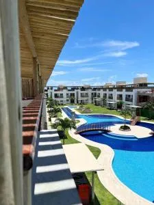 Flat Canoa Quebrada com Terraço - 阿拉卡蒂