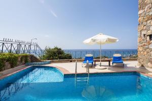 Seaview villa Amphitriti with Private Pool, 20 min from Elafonissi beach
