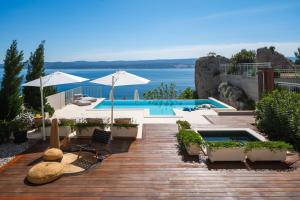 New! Seaview villa Agata with heated infinity pool