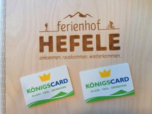 Ferienhof Hefele Zimmer Schwansee mit KönigsCard