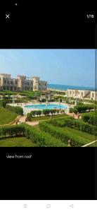 Beach and pools front challet in Ras Sudr families Only عائلات فقط