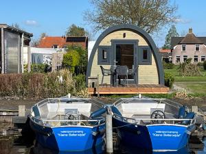 Camping pod Tiny House aan het water