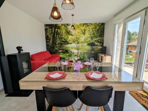 Maison neuve et paisible avec étang privé, terrasse et randonnées aux portes du Pays de Salm - FR-1-589-635