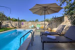 Ferienhaus mit Privatpool für 6 Personen ca 150 qm in Mrgani, Istrien Istrische Riviera 