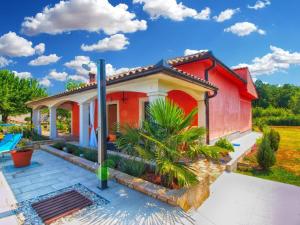 Ferienhaus mit Privatpool für 6 Personen ca 100 qm in Hreljici, Istrien Bucht von Raša