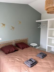 Maisons de vacances Villa bassin d’Arcachon Notre Hutte : photos des chambres