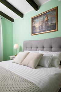 Modern stone House with flowers & playground