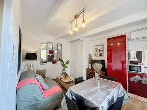 Appartement F2 Climatisé avec Terrasse à 100m des Thermes et du Centre de Lamalou-les-Bains - FR-1-451-201 - 圣希尼扬
