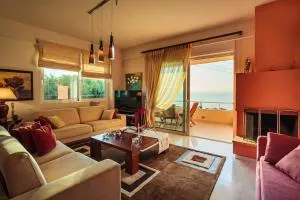 Verga Sunset Gem - Ilia Seaview Private Retreat - Mikrá Mandínia