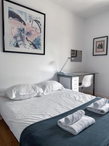 Appartements Les Galets - Duplex avec jardin - 2 chambres et bureau : photos des chambres
