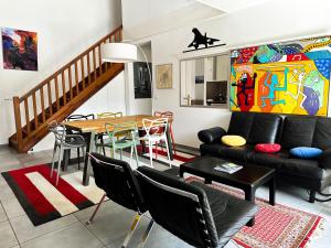 Appartements Les Galets - Duplex avec jardin - 2 chambres et bureau : photos des chambres