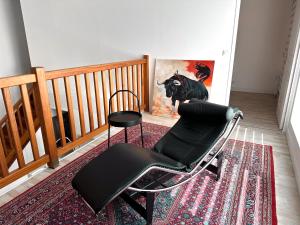 Appartements Les Galets - Duplex avec jardin - 2 chambres et bureau : photos des chambres