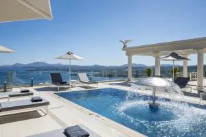 Villa Monte Leone by Konnect with Pool, Hot Tub, Spa Room & Stunning Seaview - Pyrgi