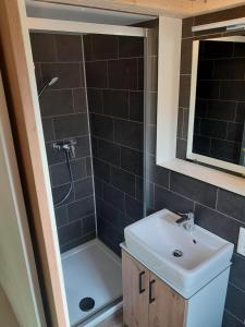 Tiny Haus Blanker Hans auf dem Campingplatz Strandgut