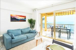 Roquebrune plage - Terrace splendid sea view - BW