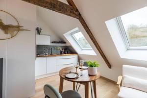 Appartements Grand studio lumineux proche gare Lannion et plage : photos des chambres
