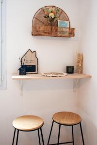 Appartements Le nid Briochin studio au coeur de Saint-Brieuc : photos des chambres