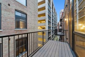 Chic River North Condo 2BR 2BA with Private Balcony