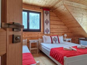 LK Resort Łapsze domy z prywatną balią i sauną