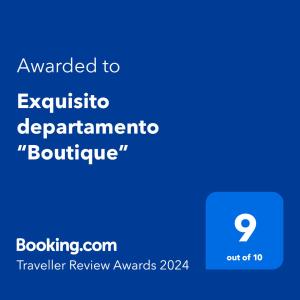 Exquisito departamento “Boutique”