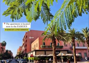 Appartement luxueux avec vue panoramique sur l’Atlas au centre de Marrakech