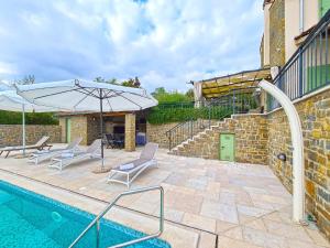 Ferienhaus mit Privatpool für 10 Personen ca 200 qm in Bartolici, Istrien Binnenland von Istrien 