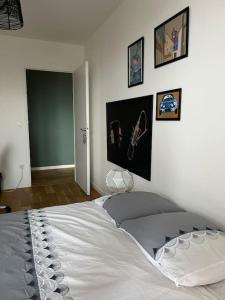 Appartements Grand appartement dans le village olympique avec vue sur la Seine et parking : photos des chambres