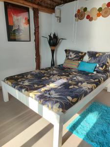 7 COCOTIERS F2 terrasse jardin plage privée avec vue mer