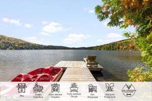 Le1617 - Quai privé, Lac-Les chalets dans le nord