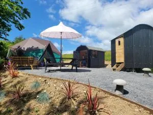 Luxury Glamping in the Stargazer Dome - Beautiful Private Setting close to Narberth - Llanfallteg