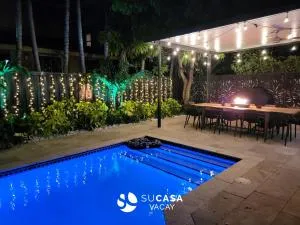 Luxe Pool, BBQ & Fire Pit - 5 min to DolphinMall - Princeton