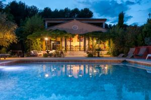 Villas Bastide dou Pastre Family friendly house with amazing view : photos des chambres