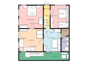 Family-friendly chalet apt with balcony