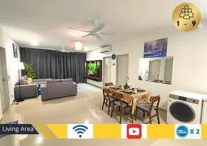 3R2B Cozy Home Seruang, 1-9 Pax - SR1 - Kampong Kebun Baharu