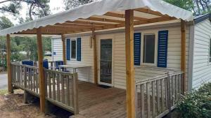 Campings Mobil home 4/6 personnes Camping les dunes - les Conches : photos des chambres