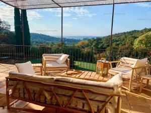 Villa avec piscine, jacuzzi et vue mer à Cavalaire - FR-1-100-265