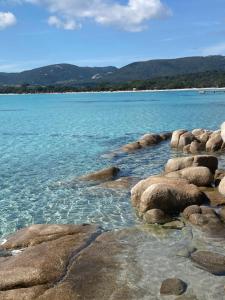 Maisons de vacances Rez de villa pour 2 personnes pres de Santa Giulia : photos des chambres