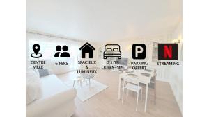 Appartements T3 en hyper-centre metro a 2 pas : Appartement 2 Chambres