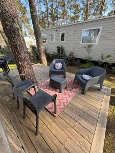 Villages vacances Mobilhome tout confort - Les dunes de Contis : photos des chambres