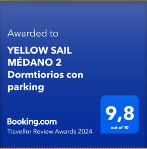 YELLOW SAIL MÉDANO 2 Dormtiorios con parking