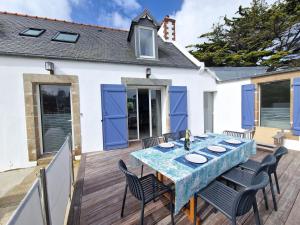 Maisons de vacances House in Terenez with Stunning Harbour Views : photos des chambres