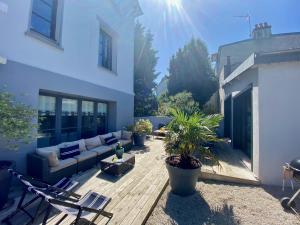 Villas Donvillaise 15 pers : jacuzzi, 8 min a pied plage : photos des chambres