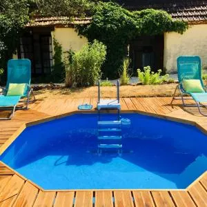 PRIVATE POOL with Stunning Views of the Chateau!! Old Barn - Fleurac